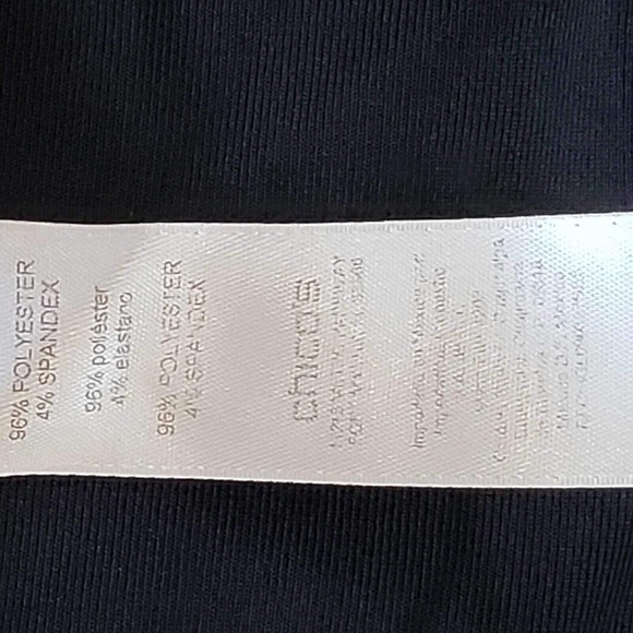 Easywear By Chicos Slinky Knit Cardigan Jacket Size 3 US XL Chevron LS Black - Picture 7 of 10